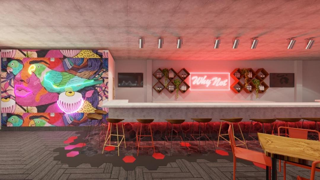 Why Not Rooftop Party Hostel Playa del Carmen Eksteriør billede