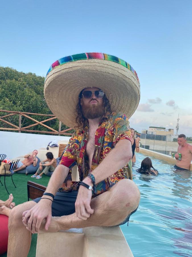 Why Not Rooftop Party Hostel Playa del Carmen Eksteriør billede